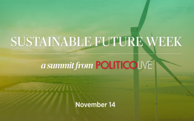 Politico’s Sustainable Future Week 2024